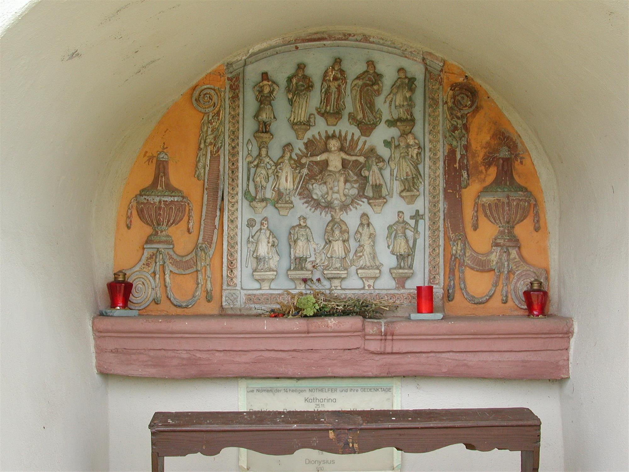 Böttigheim Feldkapelle Vierzehn Heilige innen